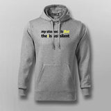 My Stomach Is Flat Funny Hoodies For Men