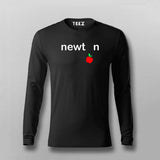 Newton Law Physicist T-shirt V-neck For Men Online Teez