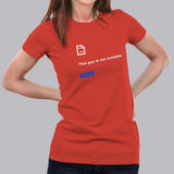 Error Page Reload This Guy Not Available Funny T-Shirt For Women