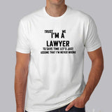 Trust Me, I'm a Lawyer Men's T-Shirt online india