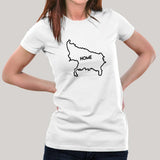 Uttar Pradesh  is My Home Women's T-shirts